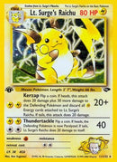 Lt. Surge's Raichu (011/132) [Gym Challenge] 1st Edition Holofoil - Holo Rare