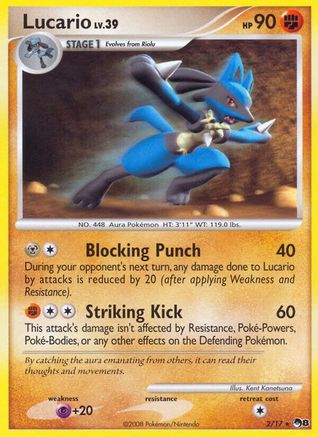 Lucario (002/017) [POP Series 8] - Rare