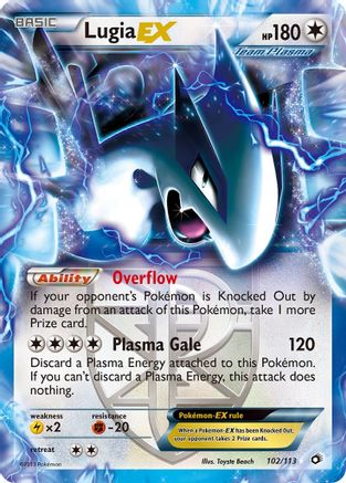 Lugia EX (Team Plasma) (102/113) [Legendary Treasures] Holofoil - Ultra Rare