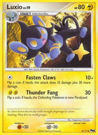 Luxio (8/017) [POP Series 8] - Uncommon