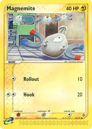 Magnemite (061/97) [Dragon] Reverse Holofoil - Common