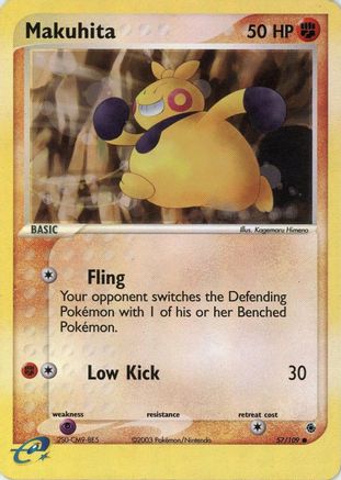 Makuhita (057/109) [Ruby and Sapphire] Reverse Holofoil - Common