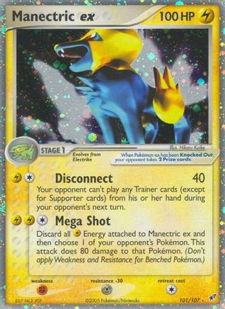 Manectric ex (101/107) [Deoxys] - Ultra Rare