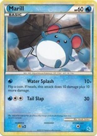 Marill (#15) (15/30) [HGSS Trainer Kit Gyarados & Raichu] - Common