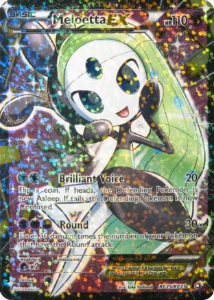 Meloetta EX (Full Art) (RC25/113) [Legendary Treasures Radiant Collection] Holofoil - Ultra Rare
