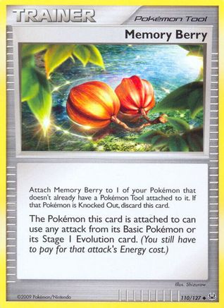 Memory Berry (110/127) [Platinum] Reverse Holofoil - Uncommon