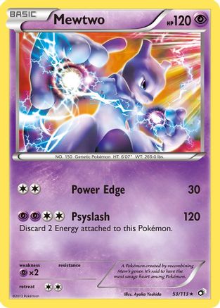 Mewtwo (053/113) [Legendary Treasures] Holofoil - Holo Rare