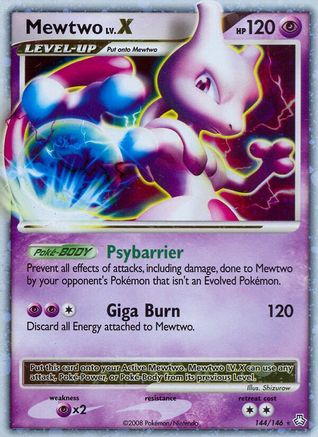 Mewtwo LV.X (144/146) [Legends Awakened] Holofoil - Ultra Rare