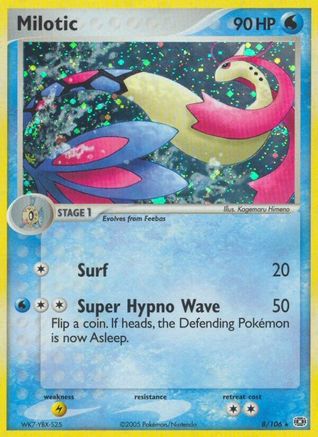 Milotic (8/106) [Emerald] Holofoil - Holo Rare