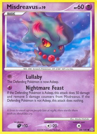 Misdreavus (068/100) [Stormfront] Reverse Holofoil - Common