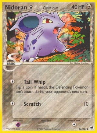 Nidoran F (Delta Species) (056/101) [Dragon Frontiers] - Common