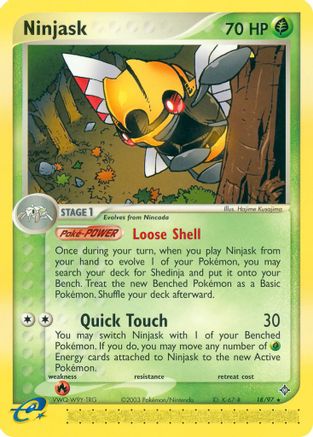 Ninjask (018/97) [Dragon] - Rare