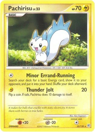 Pachirisu (35/130) [Diamond and Pearl] Reverse Holofoil - Rare