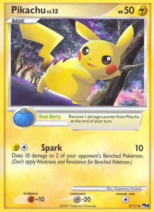 Pikachu (9/017) [POP Series 6] Holofoil - Common