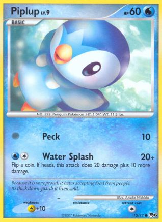 Piplup (15/017) [POP Series 6] - Common