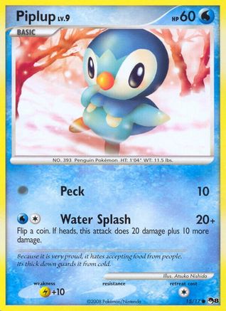 Piplup (015/017) [POP Series 8] - Common