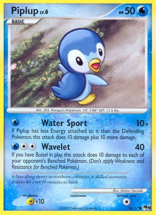 Piplup (016/017) [POP Series 9] - Common