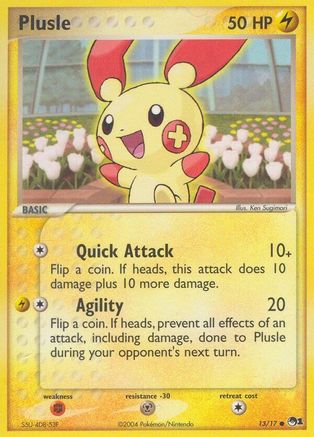Plusle (013/017) [POP Series 1] - Common