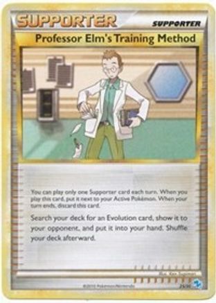 Professor Elm's Training Method (25/30) [HGSS Trainer Kit Gyarados & Raichu] - Common
