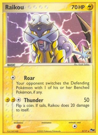 Raikou (3/017) [POP Series 2] - Rare