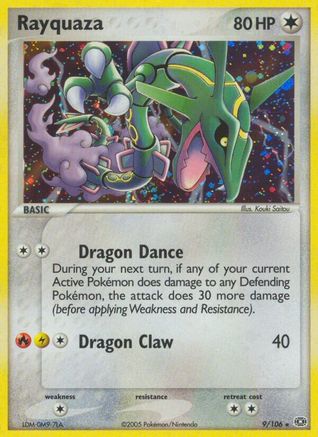 Rayquaza (9/106) [Emerald] - Holo Rare