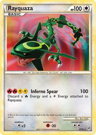 Rayquaza (20/95) [Call of Legends] Reverse Holofoil - Holo Rare