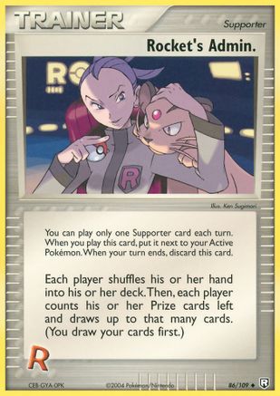 Rocket's Admin. (086/109) [Team Rocket Returns] - Uncommon