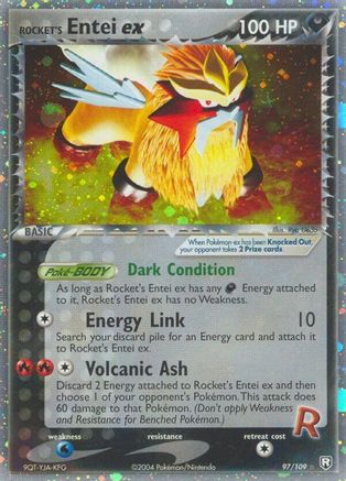 Rocket's Entei ex (097/109) [Team Rocket Returns] - Ultra Rare