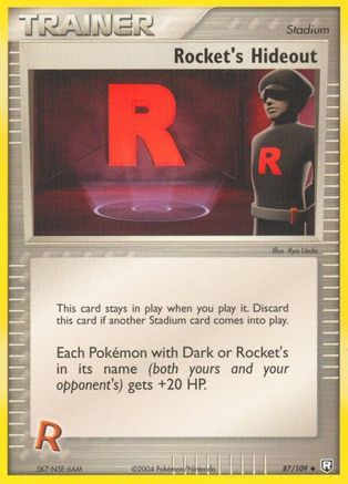Rocket's Hideout (087/109) [Team Rocket Returns] - Uncommon