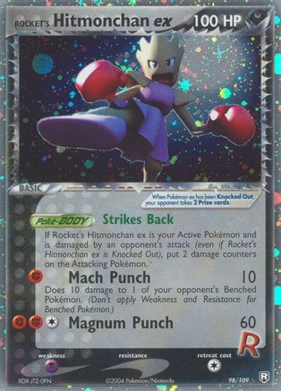 Rocket's Hitmonchan ex (098/109) [Team Rocket Returns] Holofoil - Ultra Rare