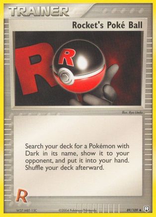 Rocket's Poke Ball (089/109) [Team Rocket Returns] - Uncommon
