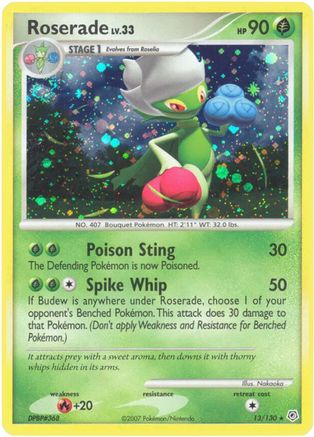 Roserade (013/130) [Diamond and Pearl] Holofoil - Holo Rare