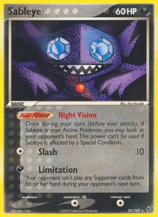 Sableye (023/107) [Deoxys] - Rare