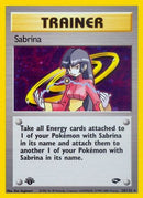 Sabrina (20/132) [Gym Challenge] 1st Edition Holofoil - Holo Rare