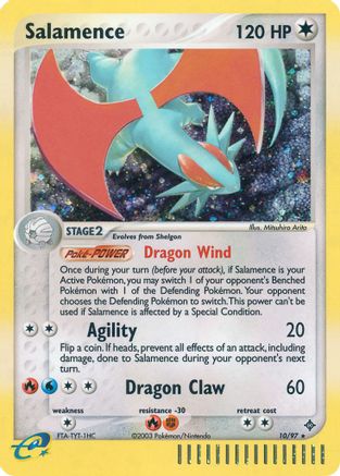 Salamence (10/97) [Dragon] Holofoil - Holo Rare