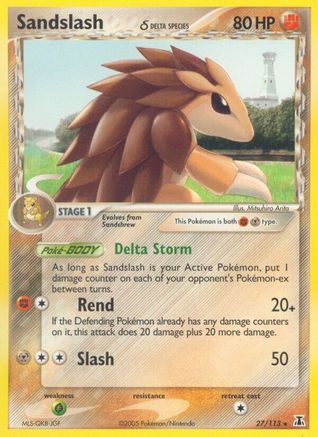 Sandslash (Delta Species) (027/113) [Delta Species] - Rare