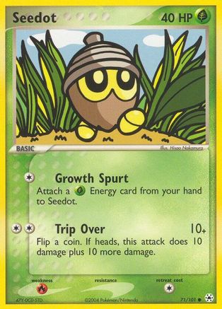 Seedot (71/101) [Hidden Legends] - Common