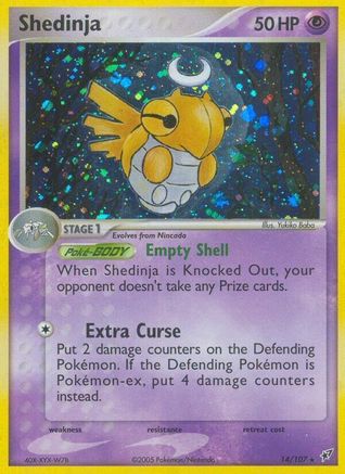 Shedinja (14/107) [Deoxys] - Holo Rare