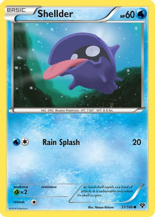 Shellder (31/146) [XY Base Set] - Common