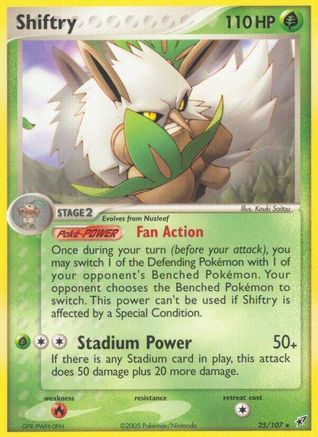 Shiftry (25/107) [Deoxys] - Rare