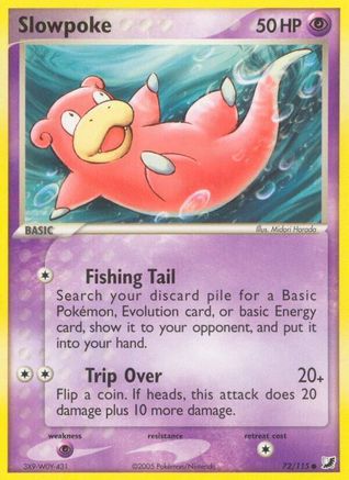 Slowpoke (072/115) [Unseen Forces] Reverse Holofoil - Common