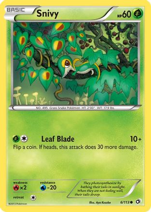 Snivy (006/113) [Legendary Treasures] Reverse Holofoil - Common