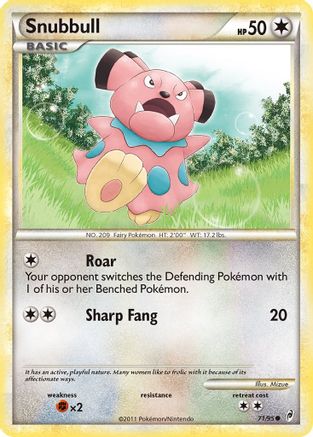 Snubbull (71/95) [Call of Legends] Reverse Holofoil - Common