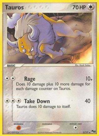Tauros (005/017) [POP Series 2] - Rare