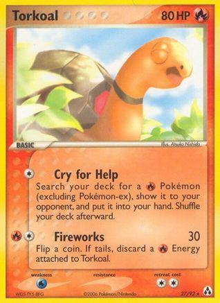 Torkoal (27/92) [Legend Maker] - Rare