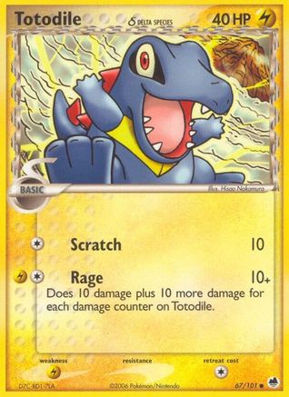 Totodile (Delta Species) (067/101) [Dragon Frontiers] - Common
