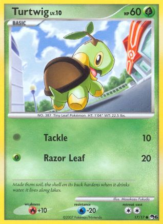 Turtwig (017/017) [POP Series 6] Holofoil - Common