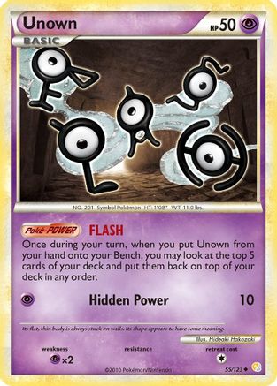 Unown (055/123) [HeartGold SoulSilver] - Uncommon
