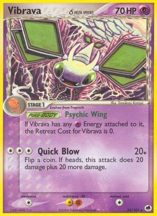 Vibrava (Delta Species) (024/101) [Dragon Frontiers] - Rare