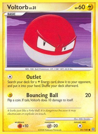 Voltorb (81/100) [Stormfront] - Common